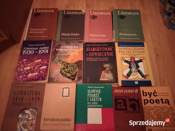Język polski szkoła średnia matura 13 książek