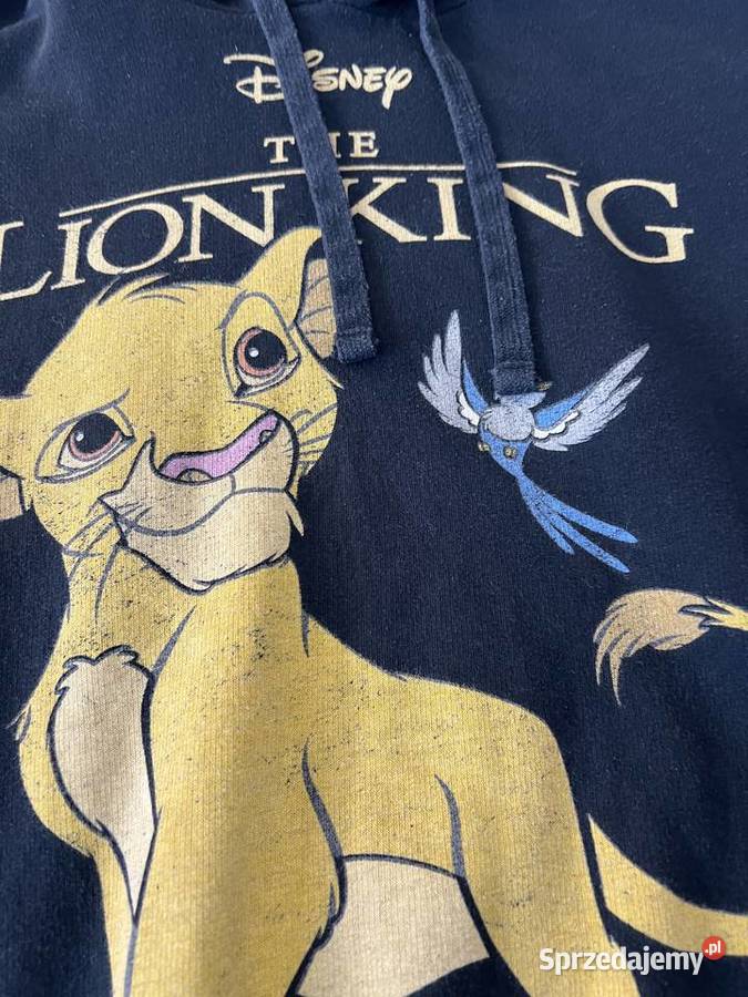 Bluza czarna z kapturem Lion King Król Lew Jasło sprzedam