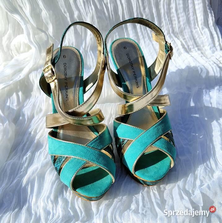 Wysokie buty szpilki Dorothy Perkins 39 sandały