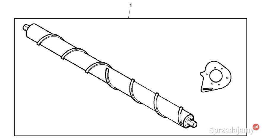John Deere 960 Świder BCC10614 Pasy rolki bramki Jastrzębniki