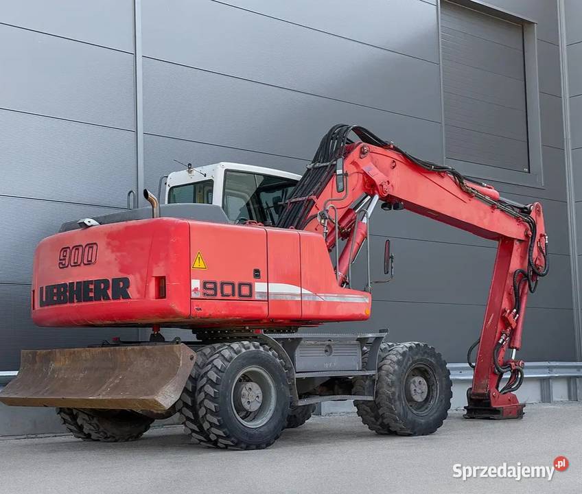 Koparka kolowa Liebher A 900 Warszawa