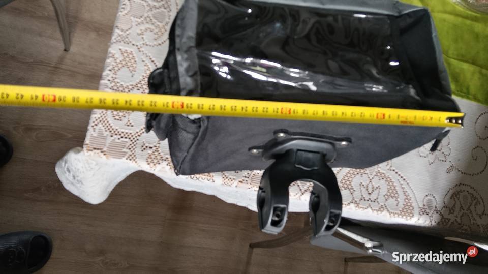 Torba sakwa na rower Półwiosek Lubstowski