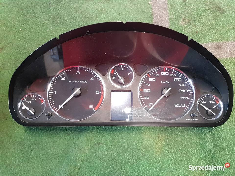 PEUGEOT 407 20 HDI LICZNIK ZEGAR 9646283280 Rok produkcji 2005 Wyposażenie wnętrza Turek
