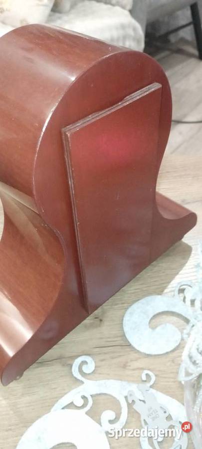 Stary Zegar kominkowy mechaniczny drewniany U Żary