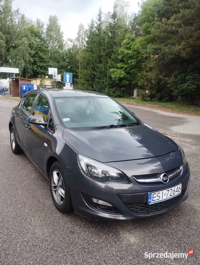 Opel Astra J 14 Turbo benzynka 2014r 160000 manualna łódzkie