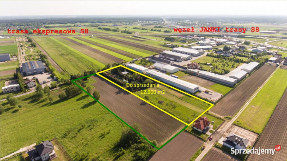 DZIAŁKA budowlana pod WARSZAWĄ Janki gm Raszyn sprzedam