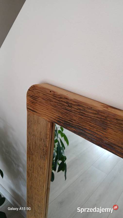 Duże lustro w drewnianej ramie Wałbrzych sprzedam