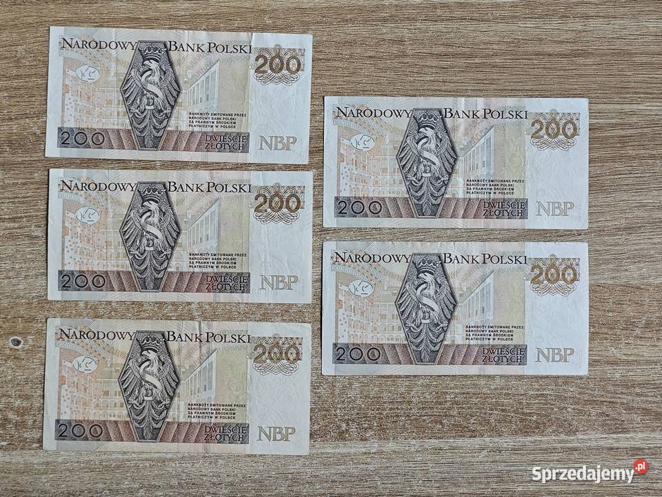 5 x 200 PLN RADAR palindrom