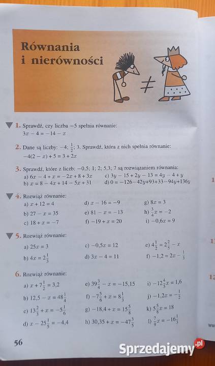 Matematyka podręcznik i zbiór zdań kl 1 Małkinia Górna