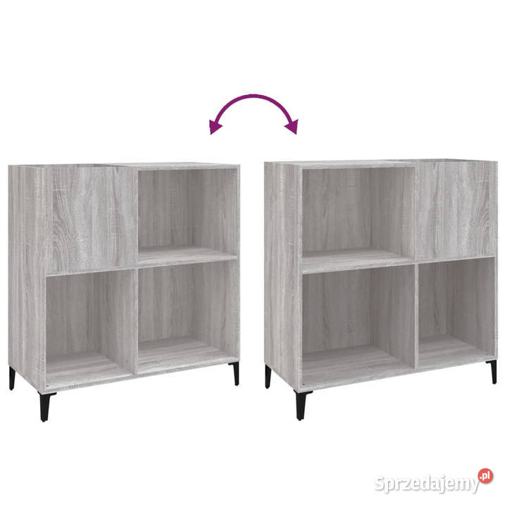 Szafka na płyty szary dąb sonoma 845x38x89 mazowieckie Warszawa