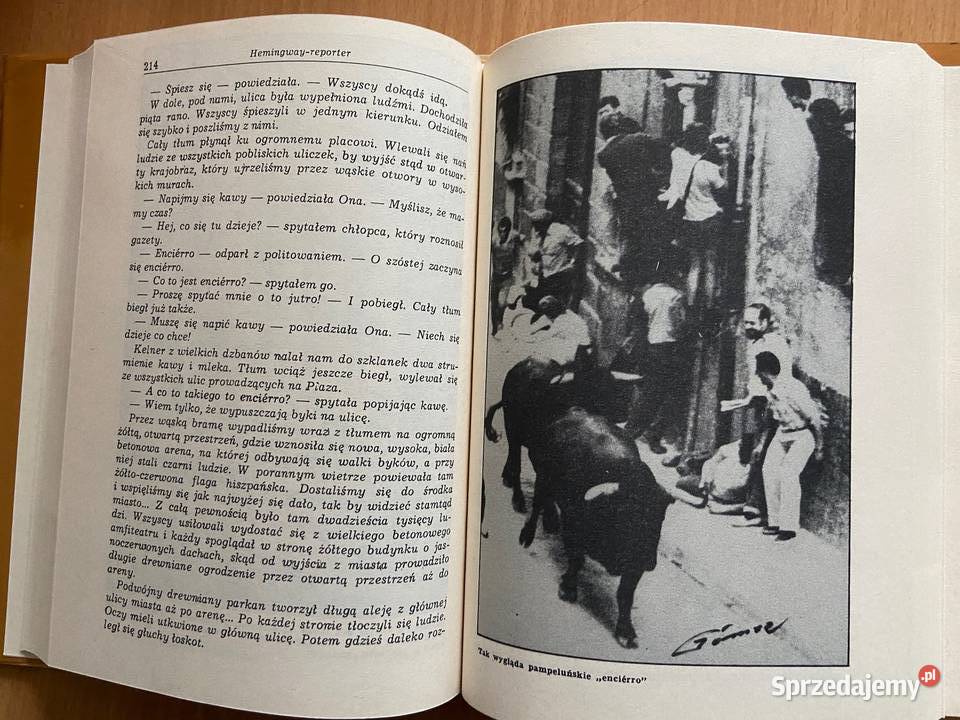 Drahoslav i Ivan Machalowie Hemingway reporter Książki i Podręczniki śląskie Katowice