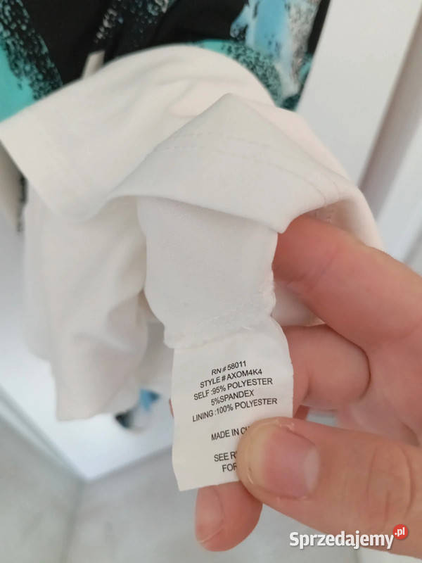 Sukienka Letnia Wzory Sangria 1242 Długa Wysoka Bydgoszcz