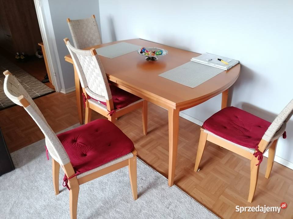 Sprzedam stół rozkładany z 6 krzesłami Łódź