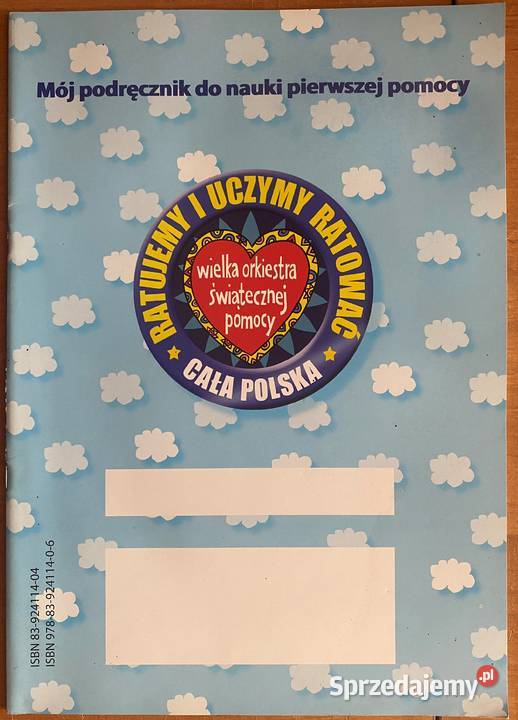 Mój podręcznik do nauki pierwszej pomocy WOŚP Książki dla dzieci Parczew