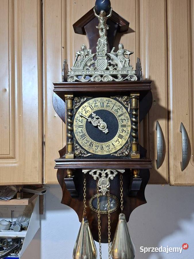 Holenderski zegar wiszący Atlas ścienny Rzeszów