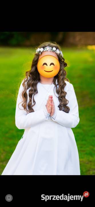 Sukienka alba komunijna z bolerkiem Sokola