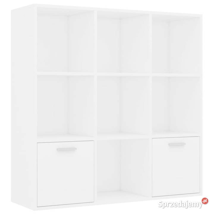 Regał na książki biały 98x30x98 materiał mazowieckie Warszawa
