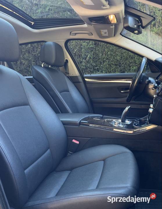 BMW F10 528ix xDrive automat skóry czarna serii benzyna Lublin