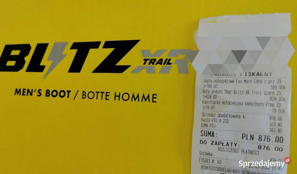 BUTY MOTOCROSSOWE THOR Blitz XR r 47 GWARANCJA 2