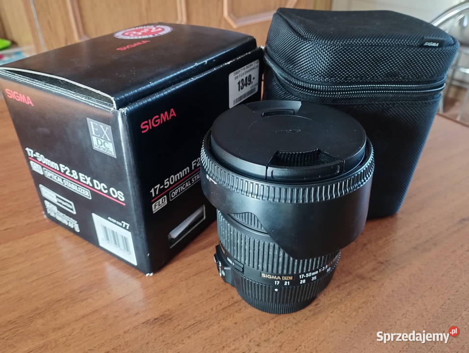 Obiektyw Sigma 1750 F28 EX DC OS Nikon Sławniów