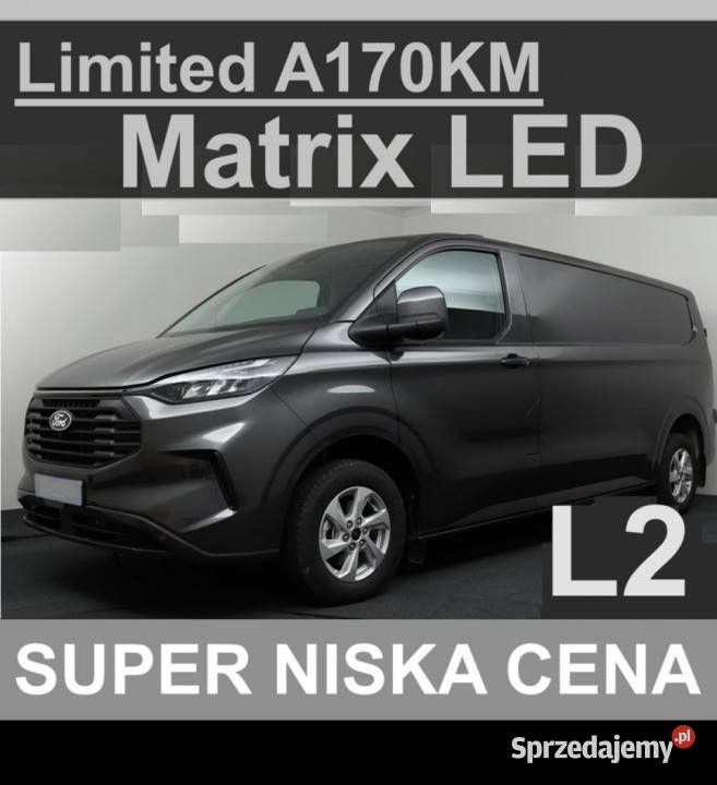 Ford Transit Custom L2 Limited A8 170 Matrix LED reflektory ksenonowe
