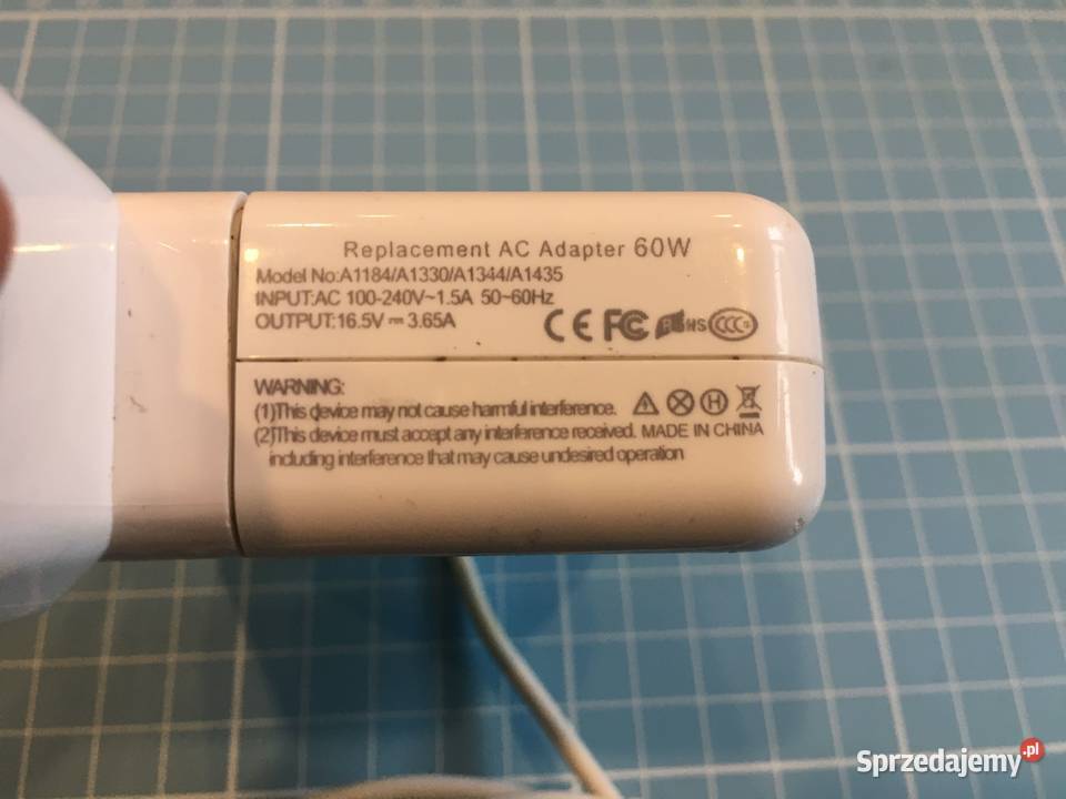 Zasilacz do Apple 60W 166V 365A Szczecinek