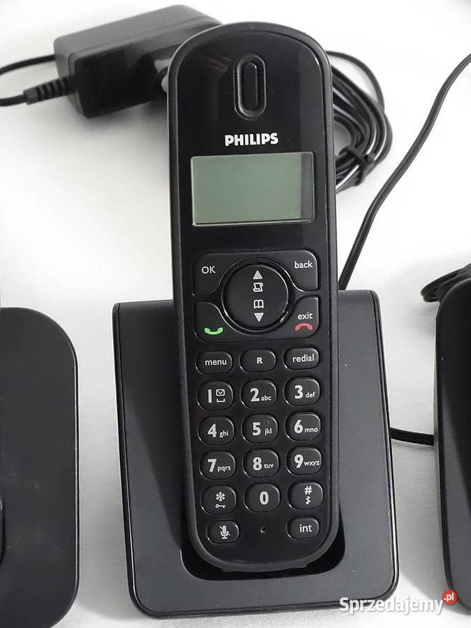 Słuchawki telefonów z ładowarkami Philips x3