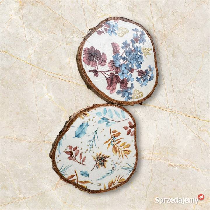 Komplet podkładek pod kubki decoupage Pozostałe Kraków