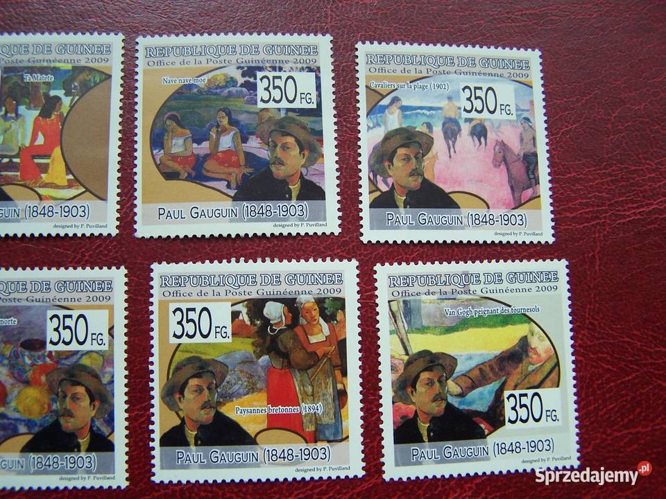 Gwinea 2009 MNH Sztuka Malarstwo Paul Gaugin Tychy