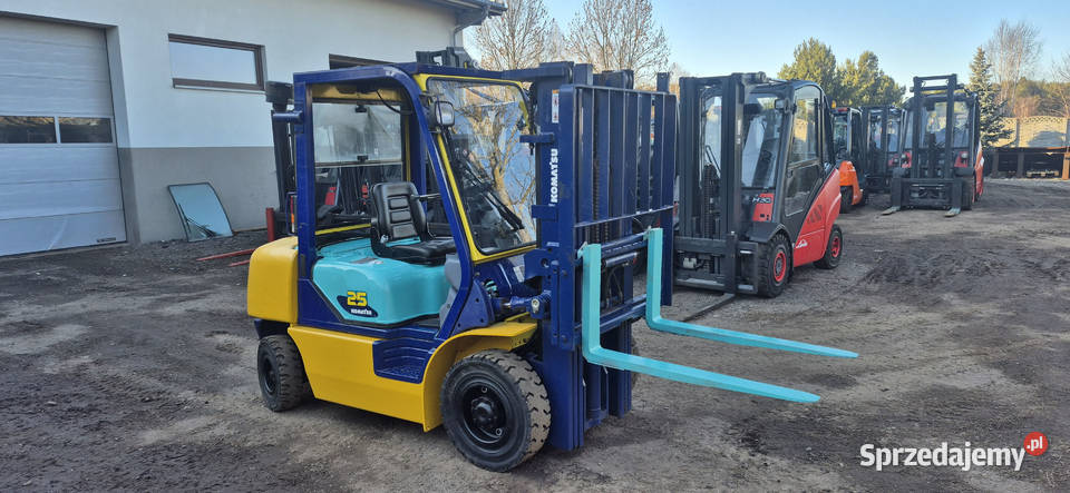 Wózek Widłowy KOMATSU FD25T Diesel Triplex 430 m diesel Małkinia Górna