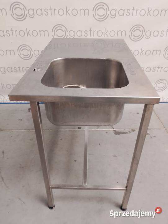 Stół ze zlewemL i wzmocnieniami 100x60x85 bez Gastronomia Wrocław
