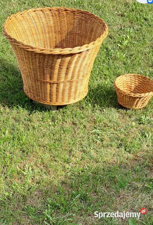 Rattanowy kosz wszechstronnego użytku Jarocin sprzedam