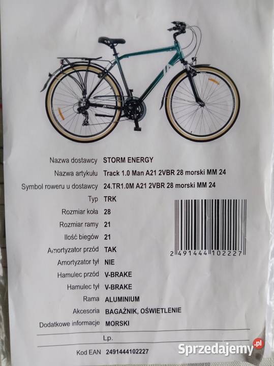 Rower Trekkingowy Storm Track 10 A21 28 Stan