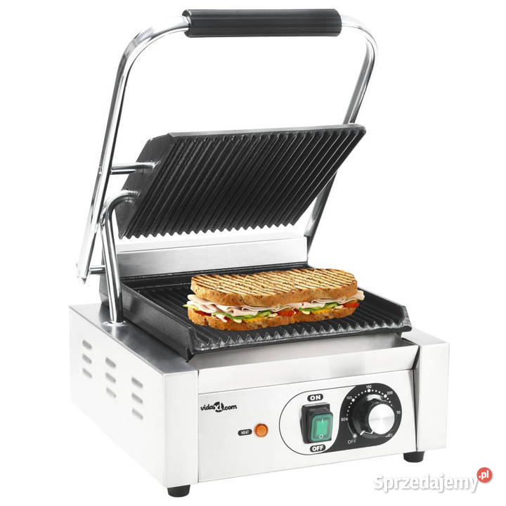 Grill do panini żebrowany stal nierdzewna 1800 W mazowieckie Warszawa