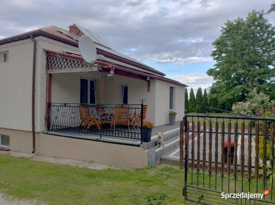 Elegancki dom z siedliskiem Mikulin gm Tyszowce pustak lubelskie