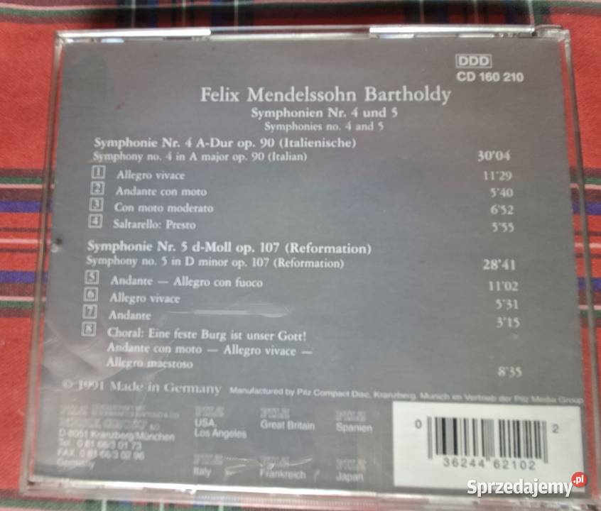 Felix Mendelssohn Bartholdy Vienna Master Series małopolskie Kraków