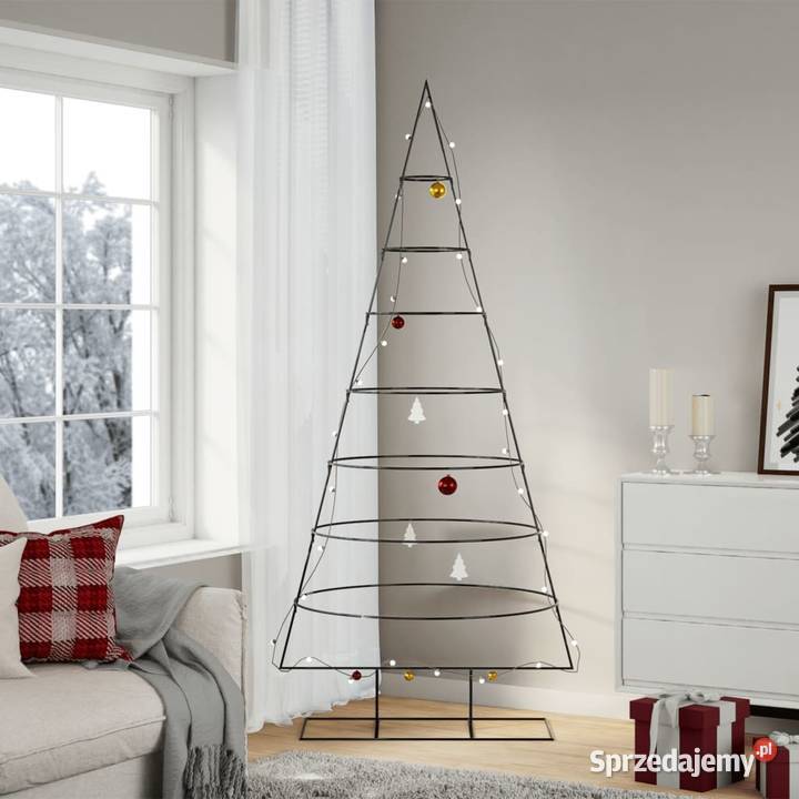 vidaXL Metalowa choinka świąteczna do dekoracji sprzedam