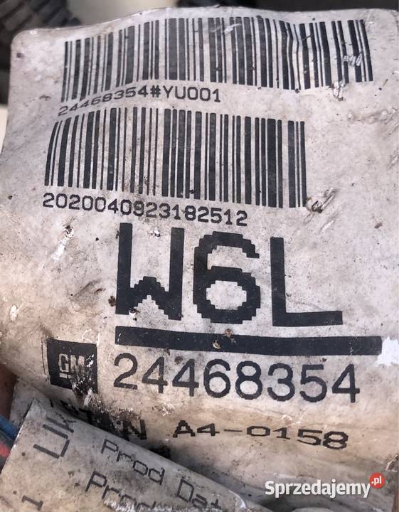 wiązka 13101185 24468354 Opel Astra h 14 Motoryzacja Pułtusk sprzedam