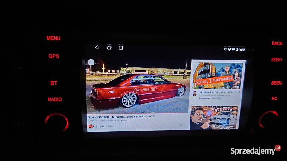 Bmw E46 radio Android 2Din nowe małopolskie Kraków sprzedam