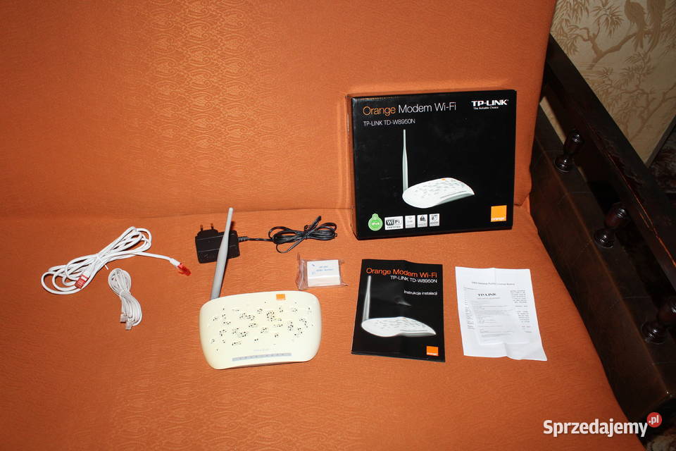 Router TPLINK TDW8950N Modem WiFi Używany Internet i komunikacja Chorzów