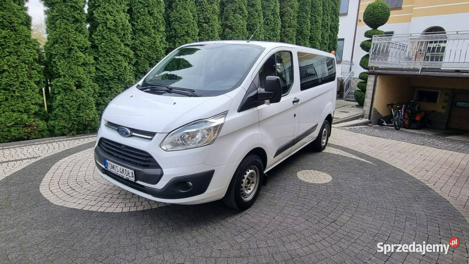 Ford Transit Custom 9 Osób Klima Super Stan manualna Płońsk