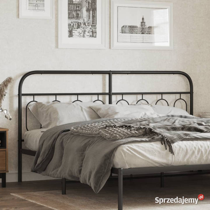 Metalowe wezgłowie łóżka czarne 183 WM377153 Warszawa sprzedam