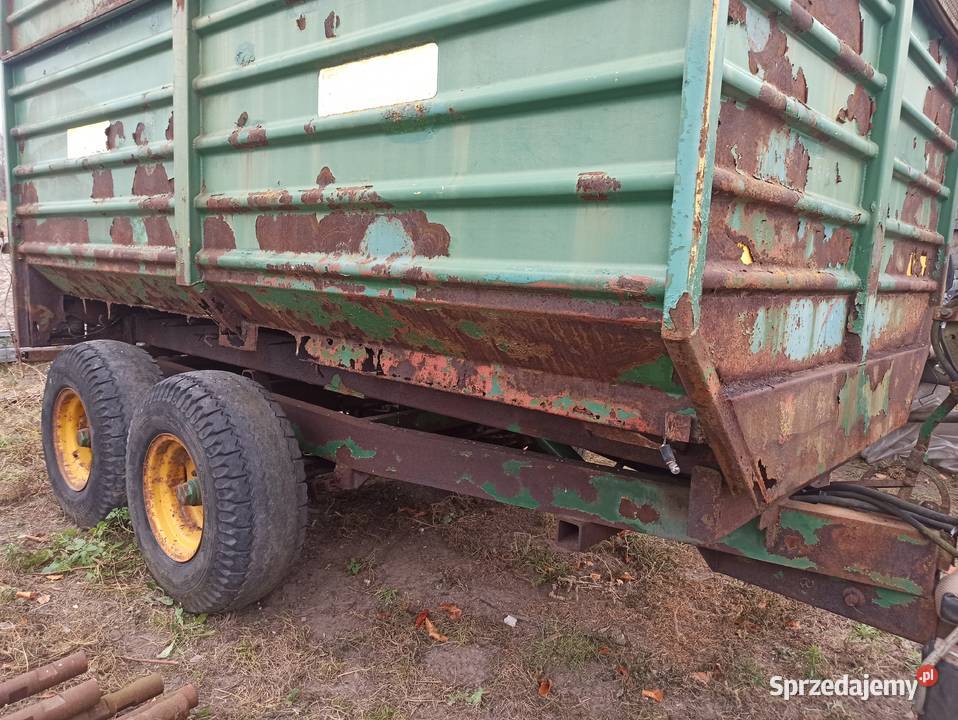 Przyczepa tandem Fraser 8 ton zarejestrowana nieuszkodzony Przyczepy rolnicze Przyczepy rolnicze Chełm