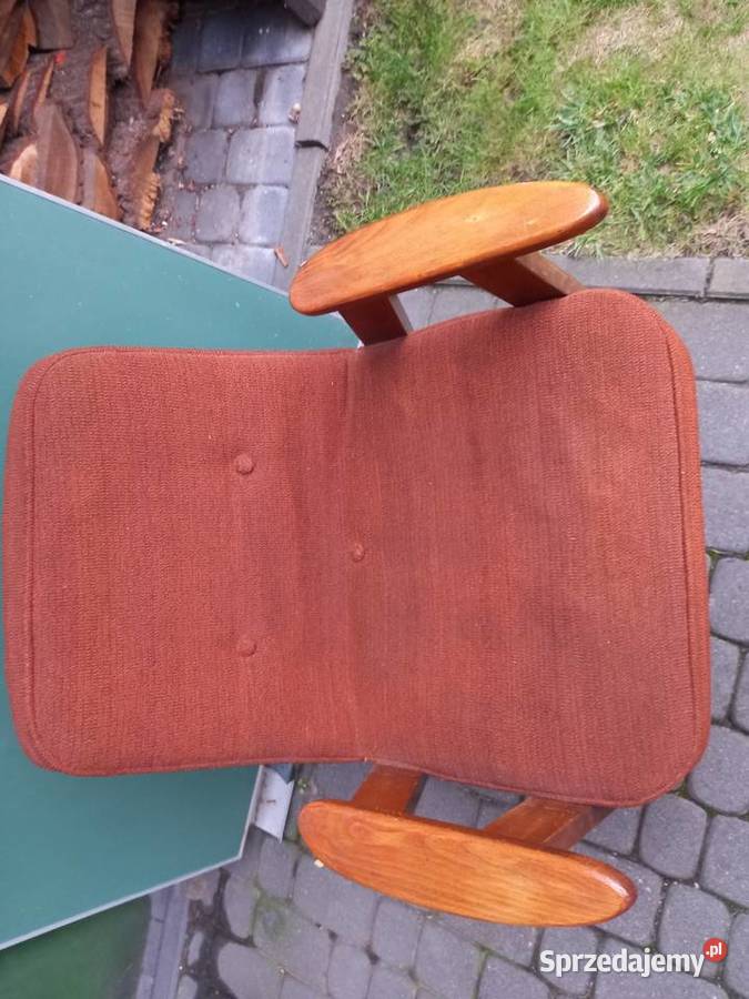 Stary fotel 366 Józefa Chierowskiego prl vintage