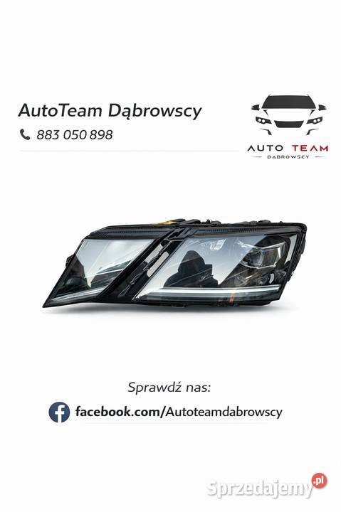Lampa przód lewa Skoda Octavia III FL 20162020 lewe Oświetlenie Mielęcin