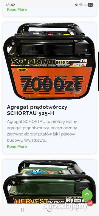 Agregat prądotwórczy Schortau 525SH Lipno