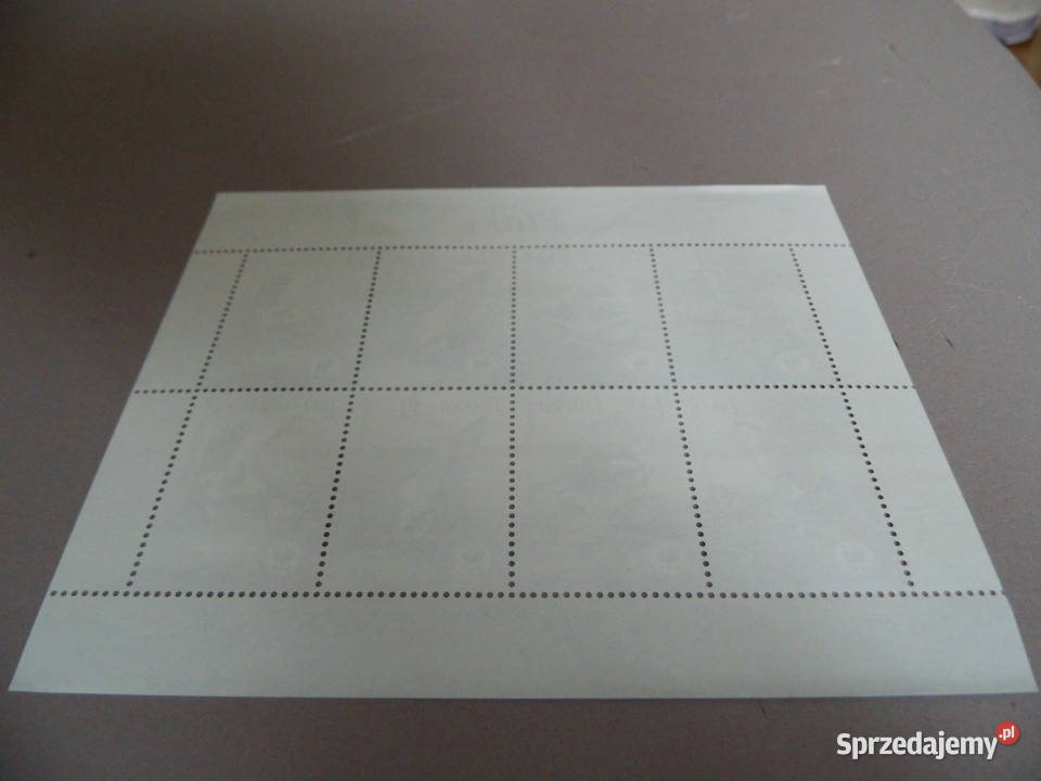 Znaczki Bloczek Ptaki Radzewice