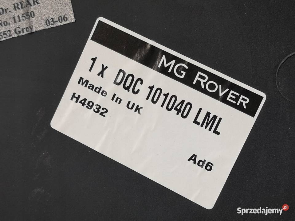 ZDERZAK TYŁ ROVER 400 SEDAN 19952000 NOWY