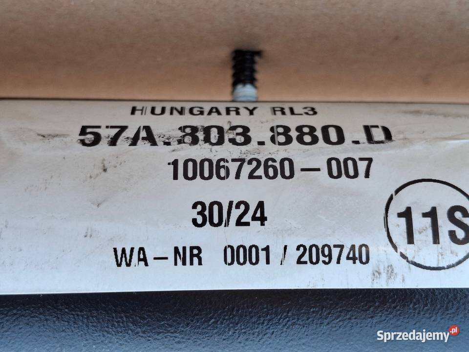 SKODA KAROQ HAK HOLOWNICZY 57A803880D Bieleń