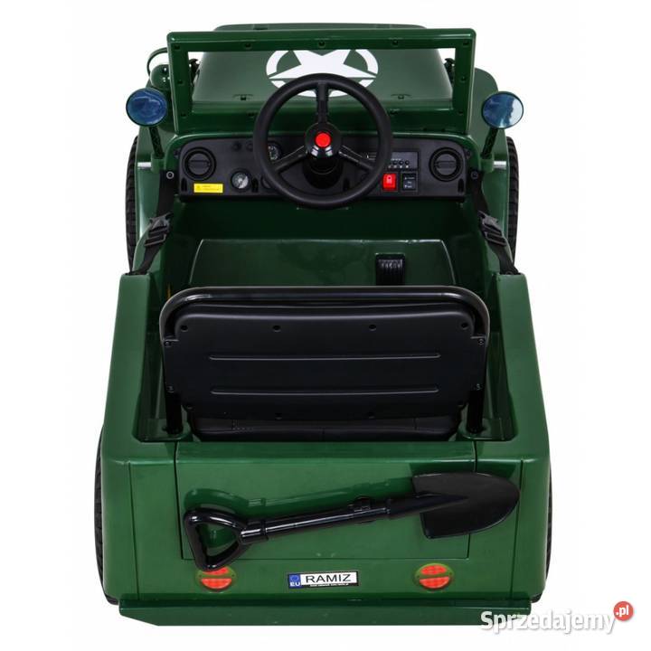 Auto samochód na akumulator WOJSKOWE RETRO 4x4 Myszków